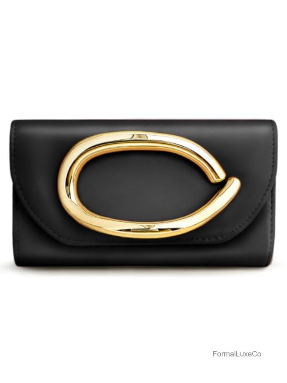 PU Leather Clutch Purses for Women Formal Envelope Evening Bag with Handle